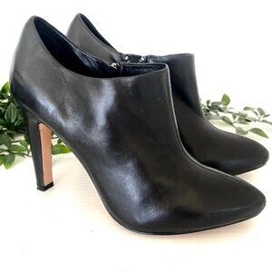 Classiques Entier Black Leather Heeled Ankle Boots 7